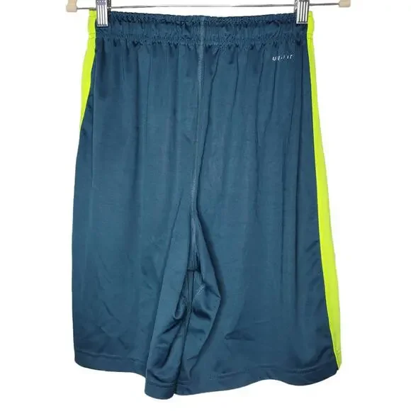 Nike Dri-Fit Training 9 in Unlined Shorts Green/Lime Men Sz S 519501-392 - Picture 2 of 6